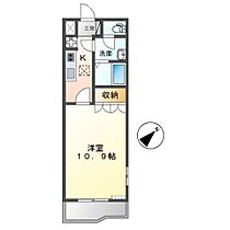 茨城県牛久市ひたち野東４丁目（賃貸アパート1K・1階・33.25㎡） その2