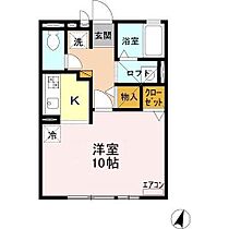 茨城県稲敷郡阿見町住吉２丁目（賃貸アパート1K・2階・29.44㎡） その2