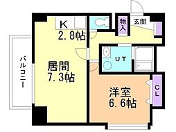 間取図画像 1LDK