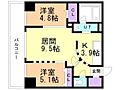 COLORE知事公館前5階9.6万円