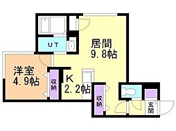 札幌市電2系統 電車事業所前駅 徒歩4分 4階/-