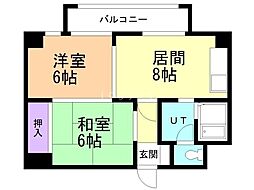 ミディメゾンタテオカ南方館 2階/203