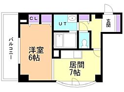 メゾンクレスト中島公園 6階