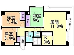 間取図画像 3LDK