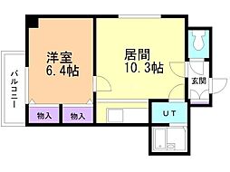 クラウン北10条 5階/503