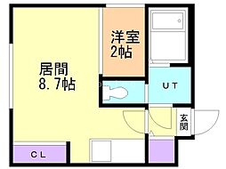 グリシーヌ南5条 2階