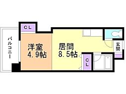 間取図画像 1LDK