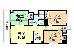 間取図画像 3LDK