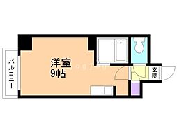 e-ハウス ワンルームの間取図画像