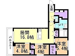 RUMO LUEB(ルーモルーブ) 3LDKの間取図画像