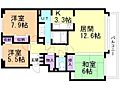 ライオンズマンション琴似壱番館6階14.5万円