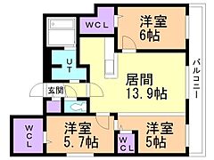 物件の間取り