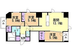 物件の間取り