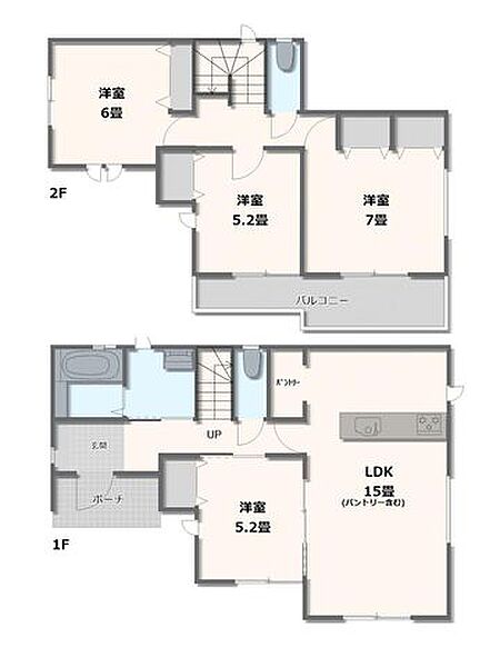 間取りを拡大表示