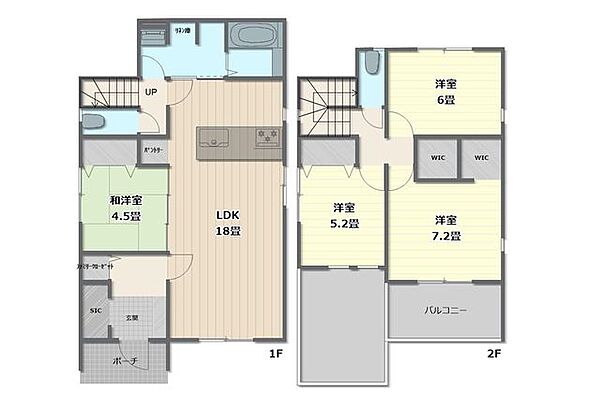 間取りを拡大表示