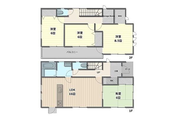 間取りを拡大表示