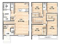 新築戸建　 ARCASA　岡崎市河原町　全7棟　E棟