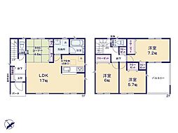 新築戸建　岡崎市中園町　第3　全2棟　2号棟