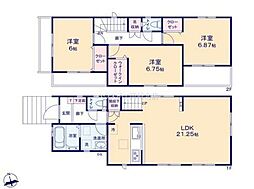 新築戸建　岡崎市能見町　全2棟　1号棟