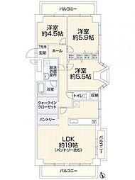 間取図画像 3LDK