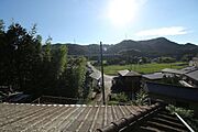高台にあり、眺望良好です。
