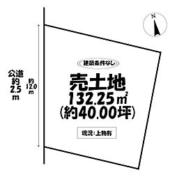 売土地　岡崎市赤渋町字寺前