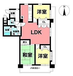 間取図画像 3LDK