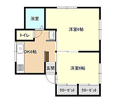 福島（六軒町）貸家5号棟 5 ｜ 埼玉県東松山市六軒町14-31（賃貸一戸建2K・1階・38.80㎡） その2