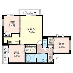 間取図画像 3LDK