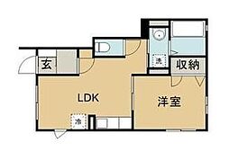 間取図画像 1LDK
