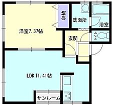 オセロA棟 101 ｜ 秋田県大仙市大曲住吉町（賃貸アパート1LDK・1階・42.61㎡） その2