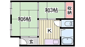 寿山陽ビル　西棟  ｜ 兵庫県姫路市西二階町（賃貸マンション2K・4階・28.15㎡） その2