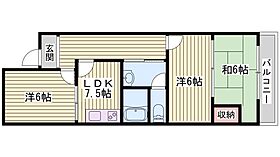 中川ビル  ｜ 兵庫県姫路市東延末2丁目（賃貸マンション3LDK・3階・63.00㎡） その2