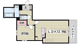 ル　ソレイユ  ｜ 兵庫県姫路市北条口4丁目（賃貸マンション1LDK・3階・47.86㎡） その2