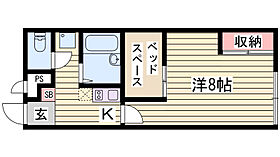 レオパレスルミエール 203 ｜ 兵庫県たつの市龍野町富永679（賃貸アパート1K・2階・23.18㎡） その2