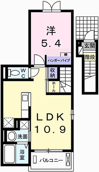 アマルフィ37 ｜兵庫県姫路市南条2丁目(賃貸アパート1LDK・2階・41.30㎡)の写真 その2