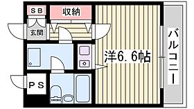 朝日プラザツインテージ神戸EAST 501 ｜ 兵庫県神戸市長田区腕塚町3丁目3-16（賃貸マンション1K・7階・25.55㎡） その2