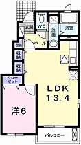 アイリスガーデンＡ  ｜ 兵庫県姫路市四郷町東阿保282番地4（賃貸アパート1LDK・1階・45.89㎡） その2