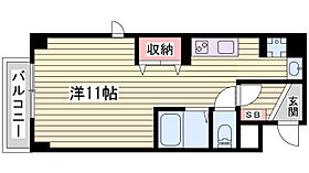 Maison Asahi  ｜ 兵庫県姫路市豊沢町（賃貸マンション1R・3階・26.49㎡） その2