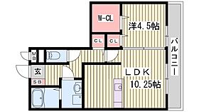 セジュール東阿保　B棟  ｜ 兵庫県姫路市四郷町東阿保（賃貸アパート1LDK・3階・42.86㎡） その2