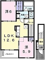 カルム・Ｓ  ｜ 兵庫県姫路市飾磨区阿成植木883番地1（賃貸アパート2LDK・2階・57.48㎡） その2