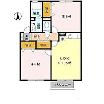 サンパティーク  ｜ 兵庫県小野市黒川町（賃貸アパート2LDK・2階・61.93㎡） その2