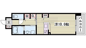 クレール姫路  ｜ 兵庫県姫路市船橋町5丁目10番地（賃貸マンション1R・8階・30.96㎡） その2