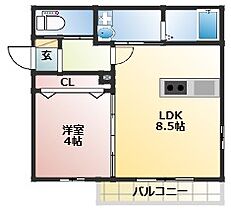 ボヌール亀山駅前  ｜ 兵庫県姫路市亀山（賃貸アパート1LDK・2階・30.00㎡） その1