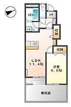 アンベリール　コンフォール  ｜ 兵庫県姫路市飾磨区中島（賃貸アパート1LDK・1階・44.73㎡） その2