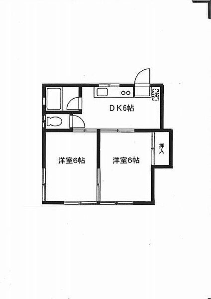 神奈川県相模原市南区上鶴間本町1丁目(賃貸アパート2DK・1階・38.45㎡)の写真 その2