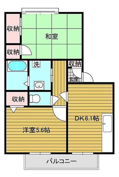 神奈川県相模原市南区東林間6丁目(賃貸アパート2DK・1階・42.00㎡)の写真 その1
