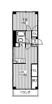 神奈川県相模原市南区相模大野5丁目（賃貸マンション1LDK・2階・40.32㎡） その2