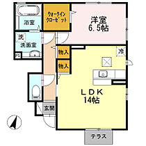 神奈川県大和市深見西7丁目（賃貸アパート1LDK・1階・53.51㎡） その2