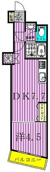 Brilliant・T～ブリリアント・T～ 602｜千葉県柏市南柏中央(賃貸マンション1DK・6階・28.02㎡)の写真 その2